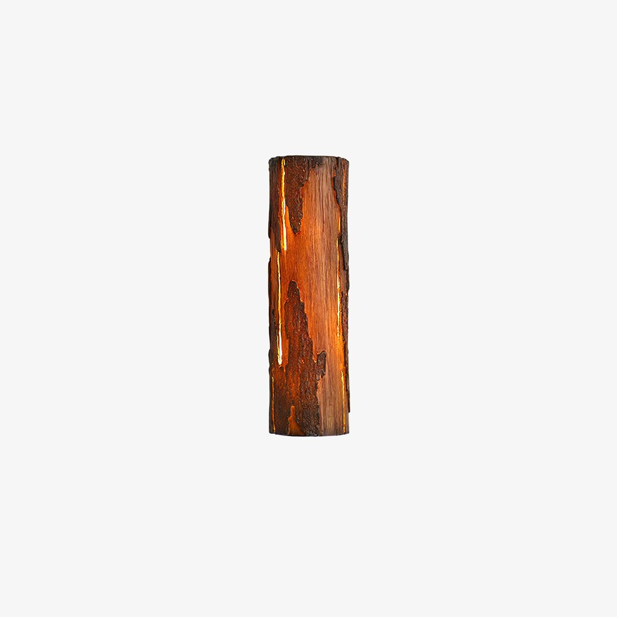 Broken Bark Wall Light | Iron, Metal, Resin | White, Bark color