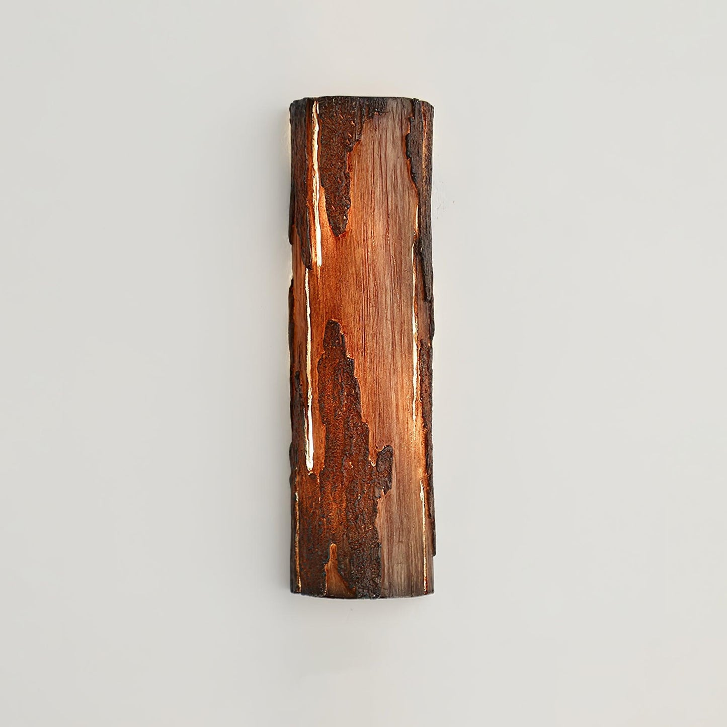 Broken Bark Wall Light | Iron, Metal, Resin | White, Bark color