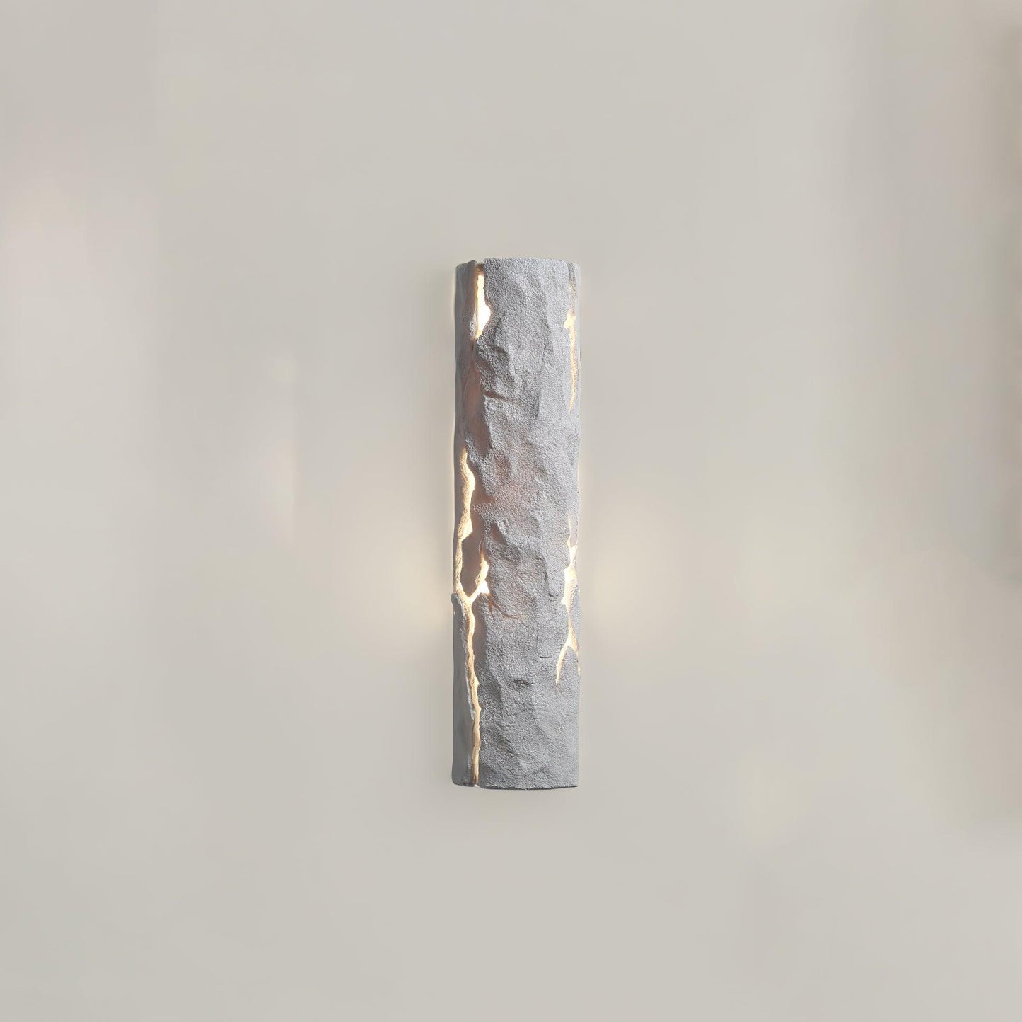 Broken Bark Wall Light | Iron, Metal, Resin | White, Bark color