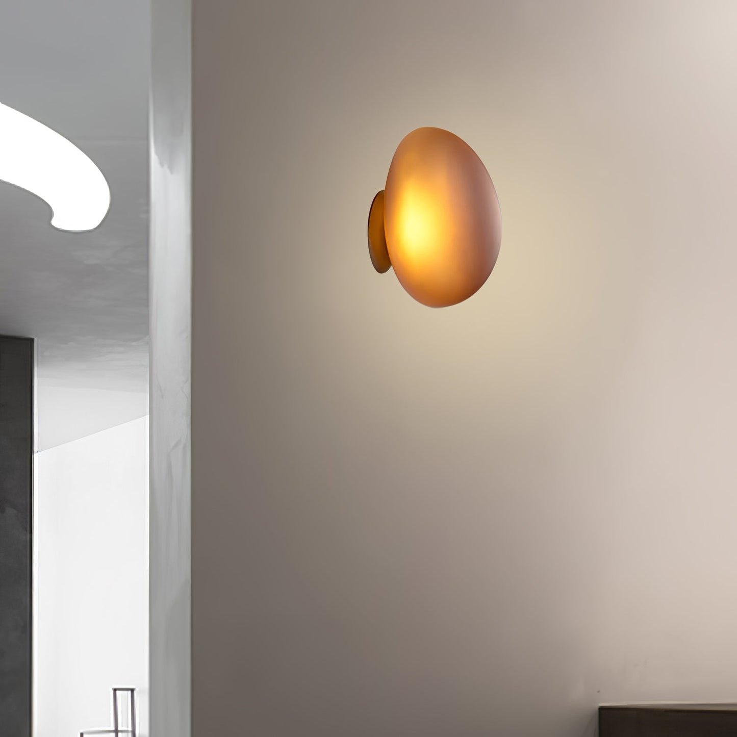 Bubble Glass Wall Lamp | Metal & Glass | Dimmable, Multi-Color Options