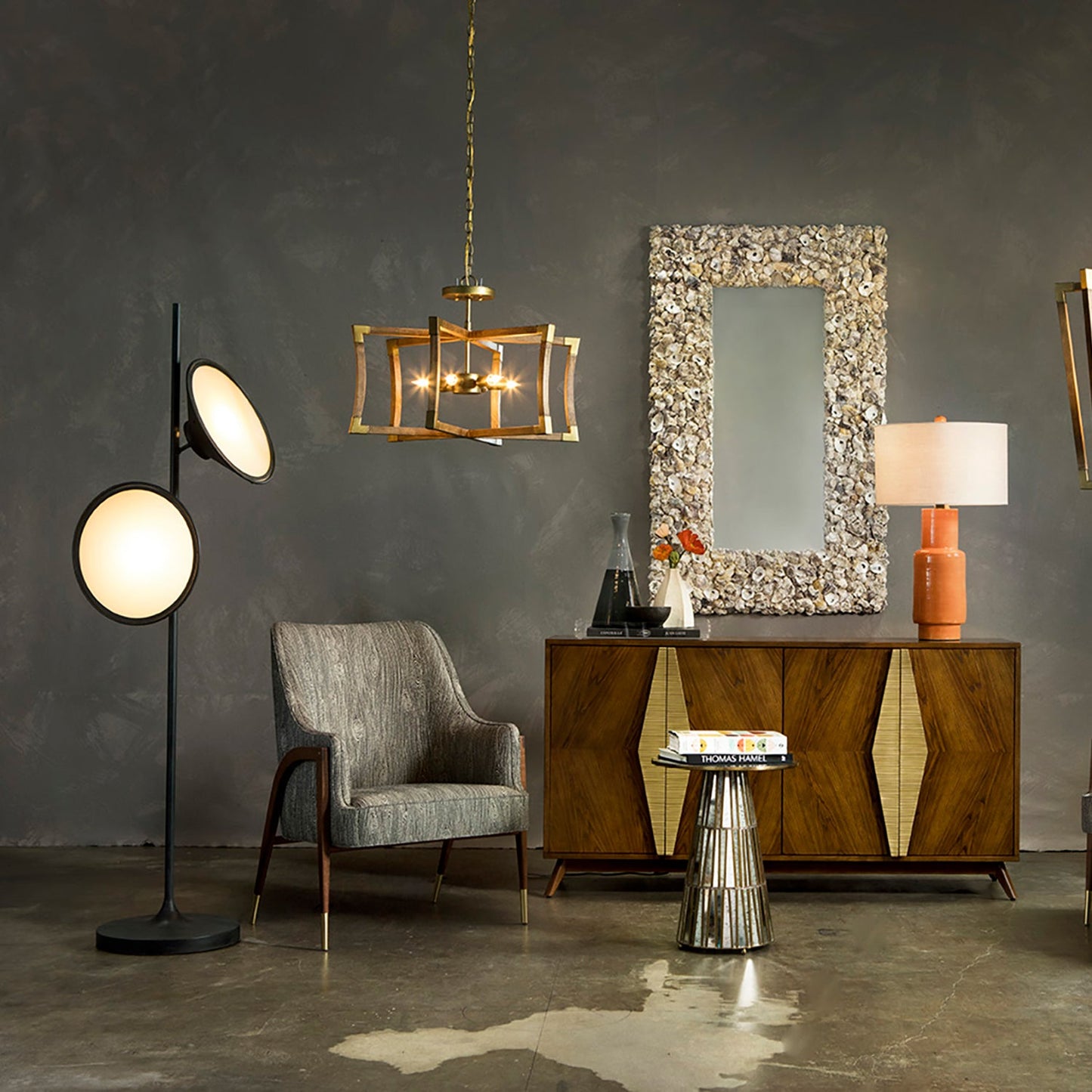 Bulat Floor Lamp | Antique Black Metal & Frosted Glass | 152cm Height