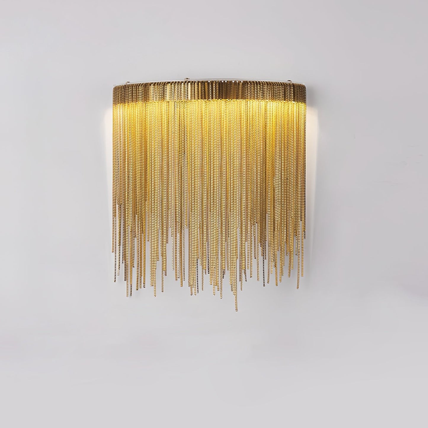 Cadena Tassel Wall Lamp | Metal & Stainless Steel | Gold or Chrome