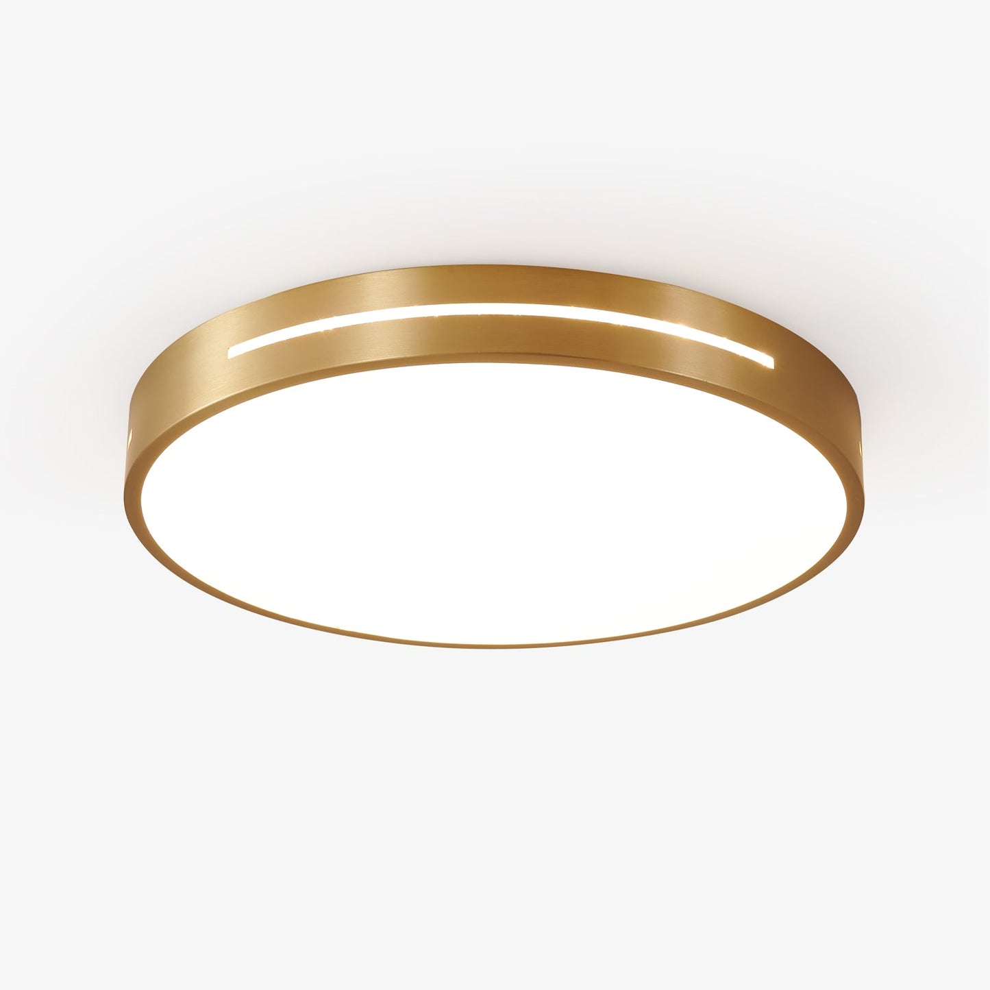 Caelum Ceiling Light | Brass & Acrylic | White