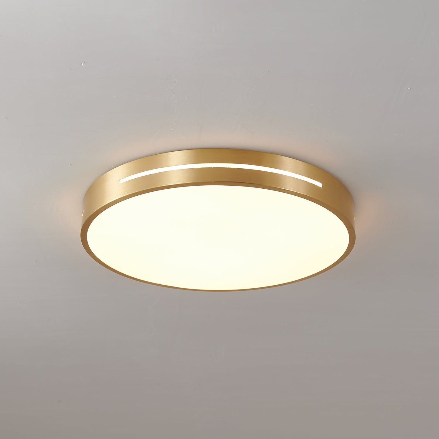Caelum Ceiling Light | Brass & Acrylic | White