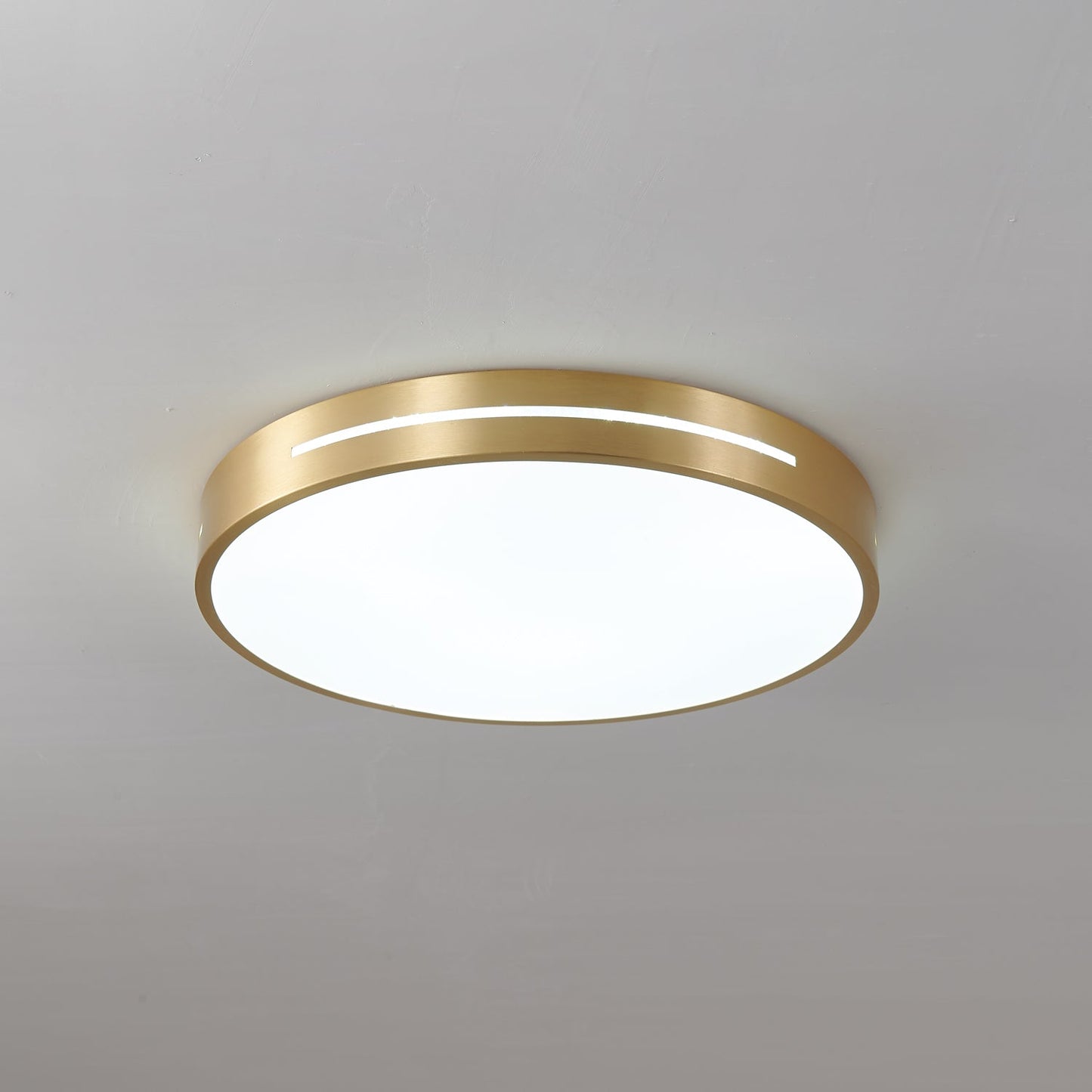 Caelum Ceiling Light | Brass & Acrylic | White