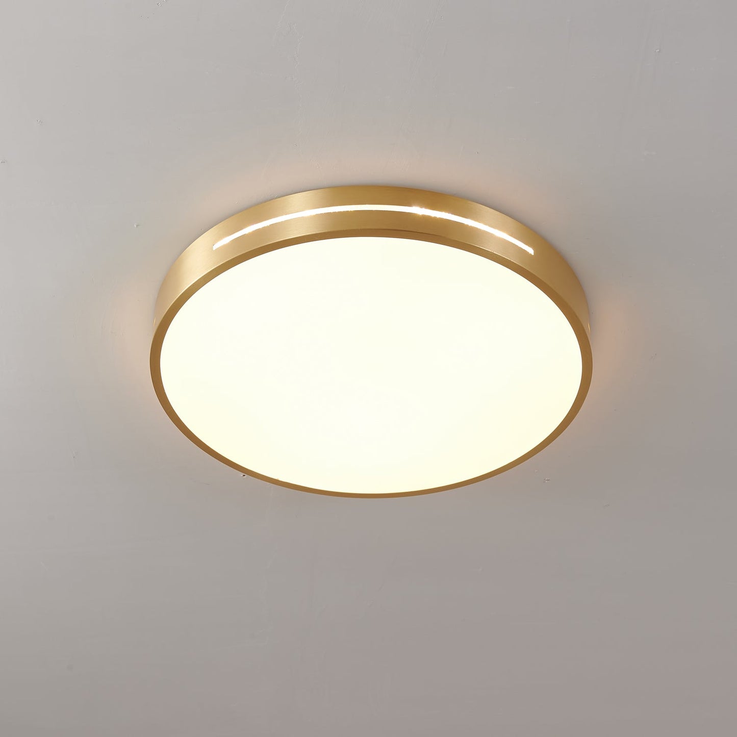 Caelum Ceiling Light | Brass & Acrylic | White