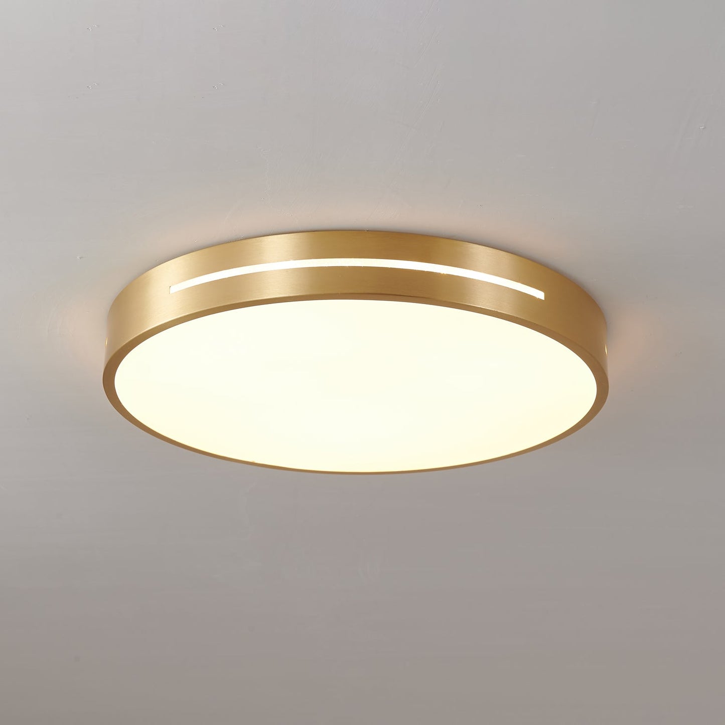 Caelum Ceiling Light | Brass & Acrylic | White