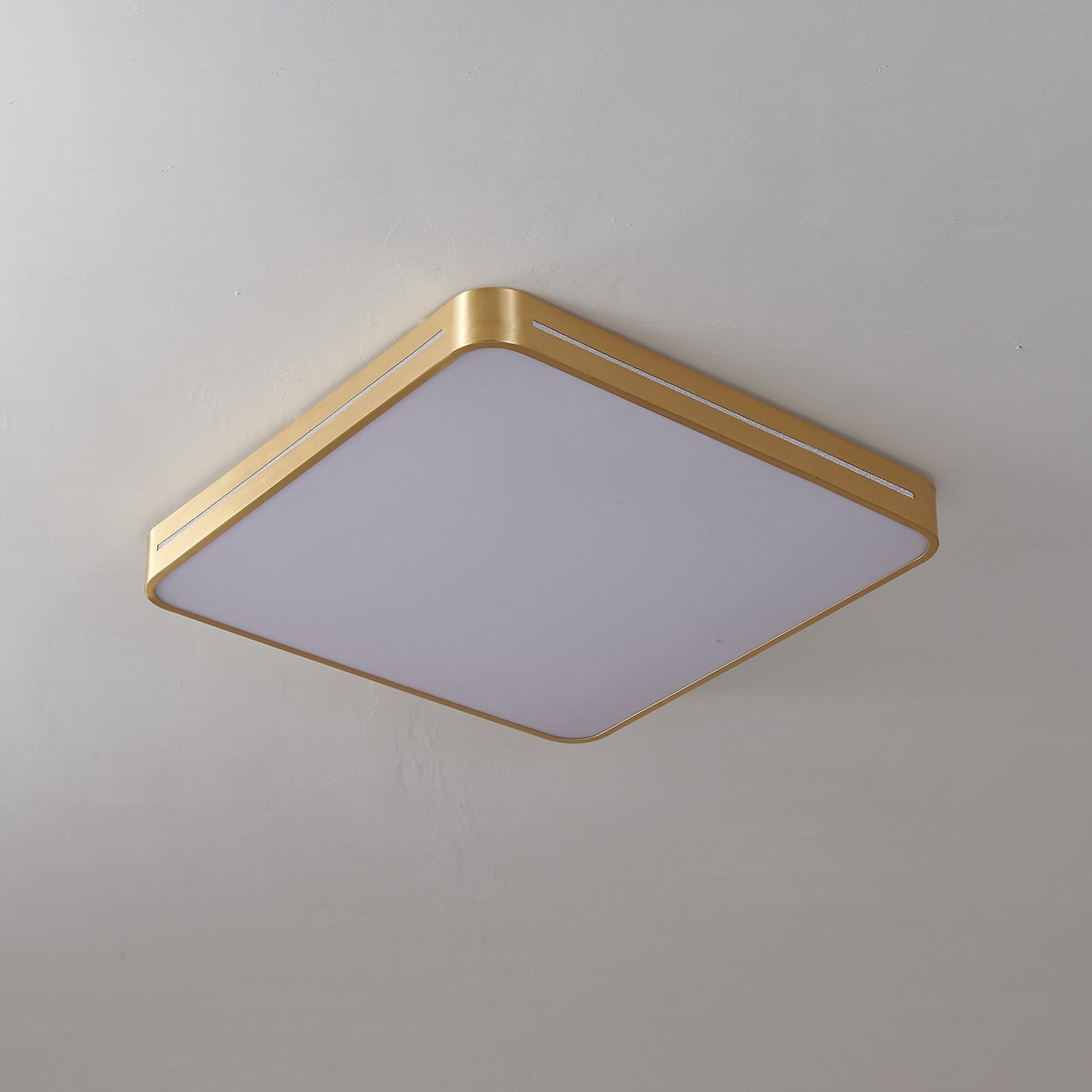 Caelum Ceiling Light | Brass & Acrylic | White