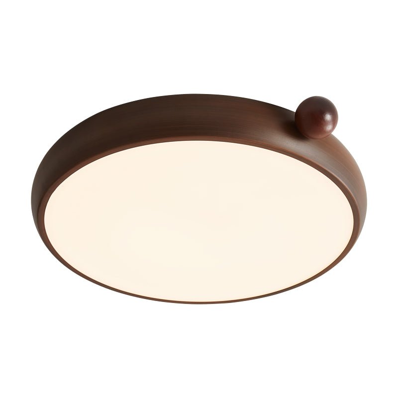 Calindra Ceiling Light | Walnut Wood Grain | 35cm/45cm