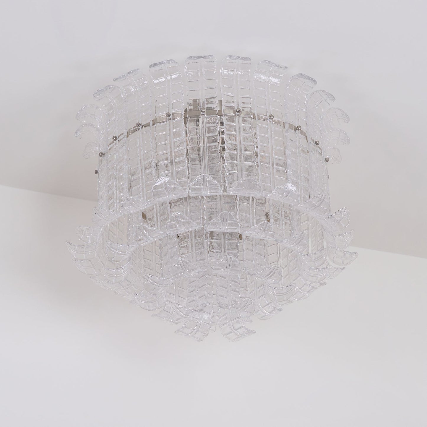 Calista Murano Glass Ceiling Lamp | Murano Glass | Chrome