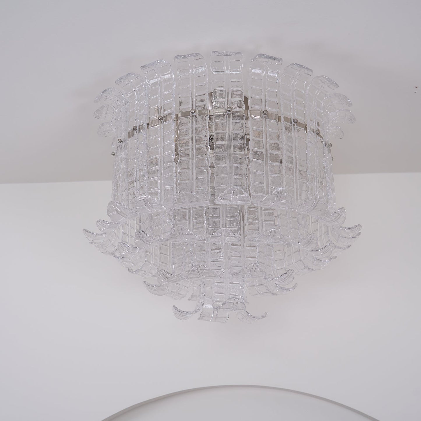 Calista Murano Glass Ceiling Lamp | Murano Glass | Chrome