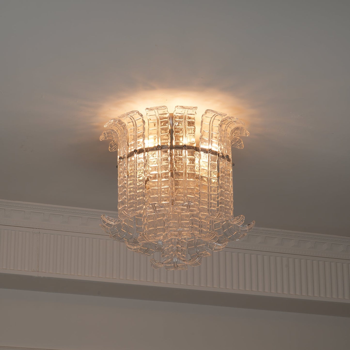 Calista Murano Glass Ceiling Lamp | Murano Glass | Chrome