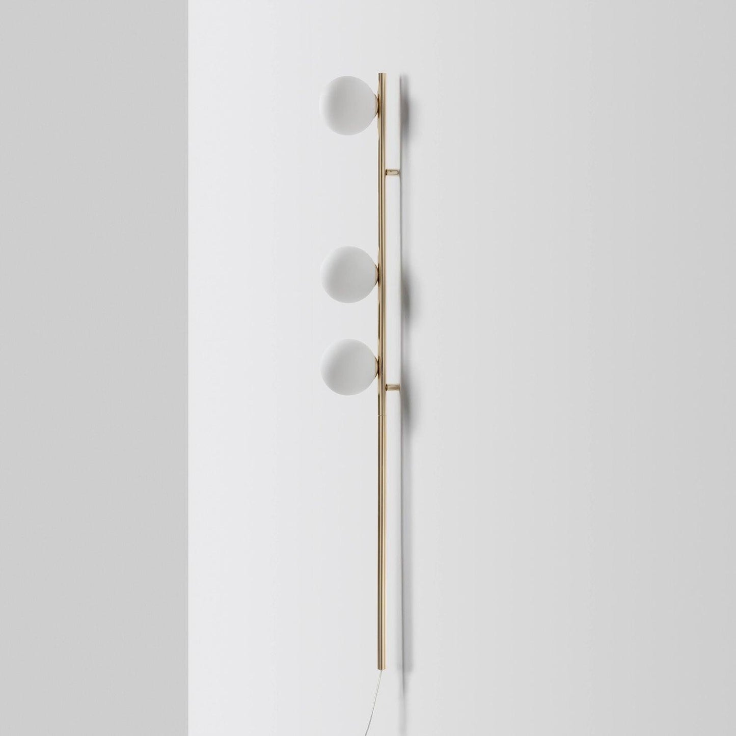 Candied Balls Wall Light | Metal & Glass | Gold/Black/White