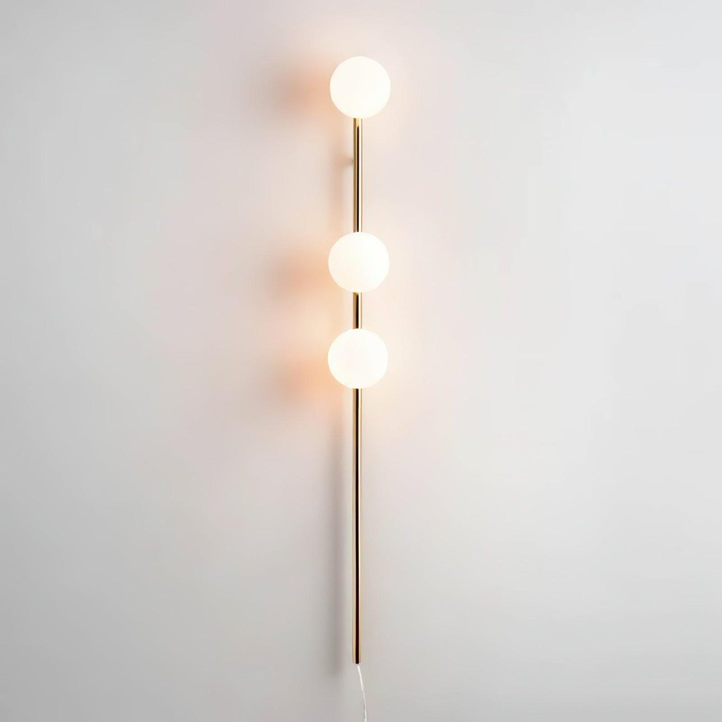 Candied Balls Wall Light | Metal & Glass | Gold/Black/White