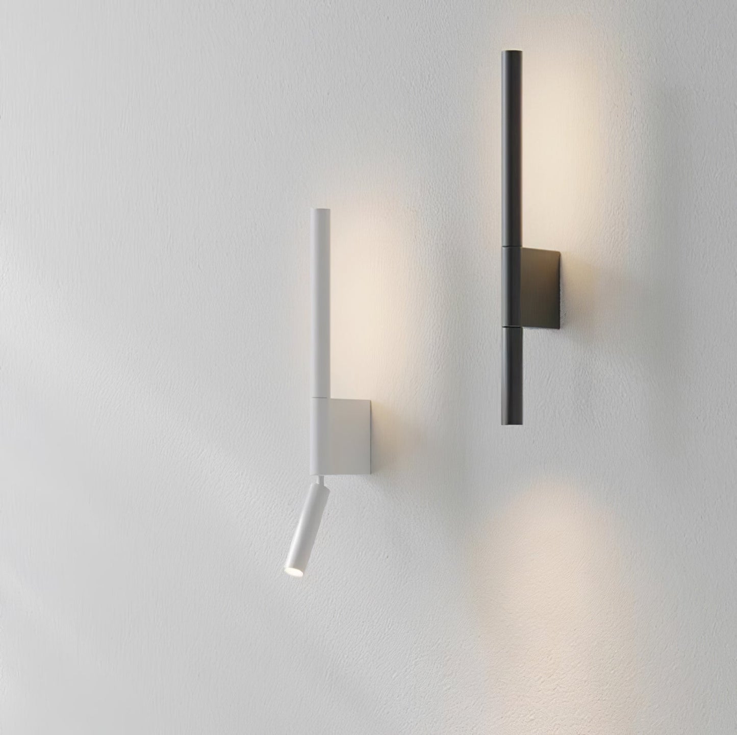 Canut LED Wall Light | Metal | Black and White