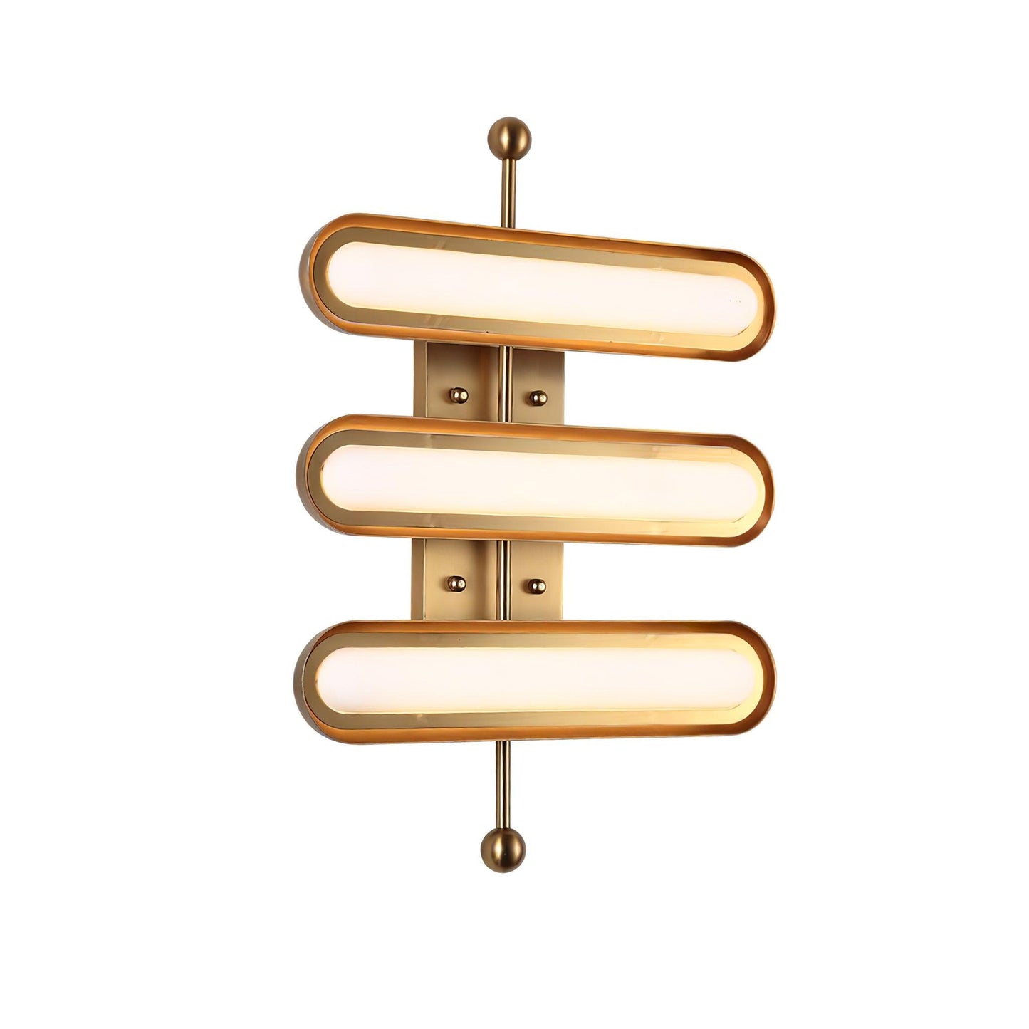 Capsule Wall Lamp | Metal & Glass | Gold or Black