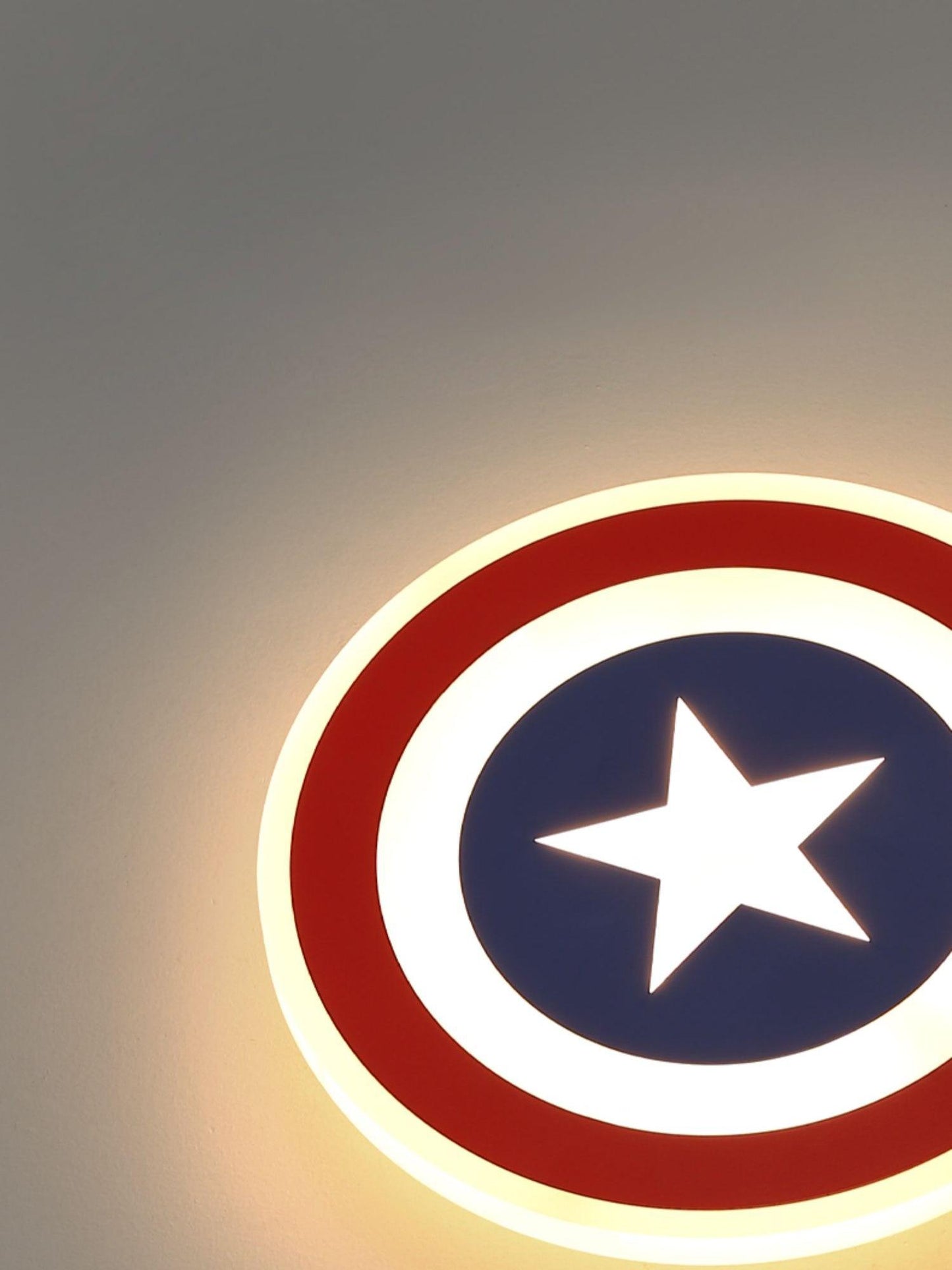 Captain Wall Lamp | Metal Acrylic Iron | Blue+Red
