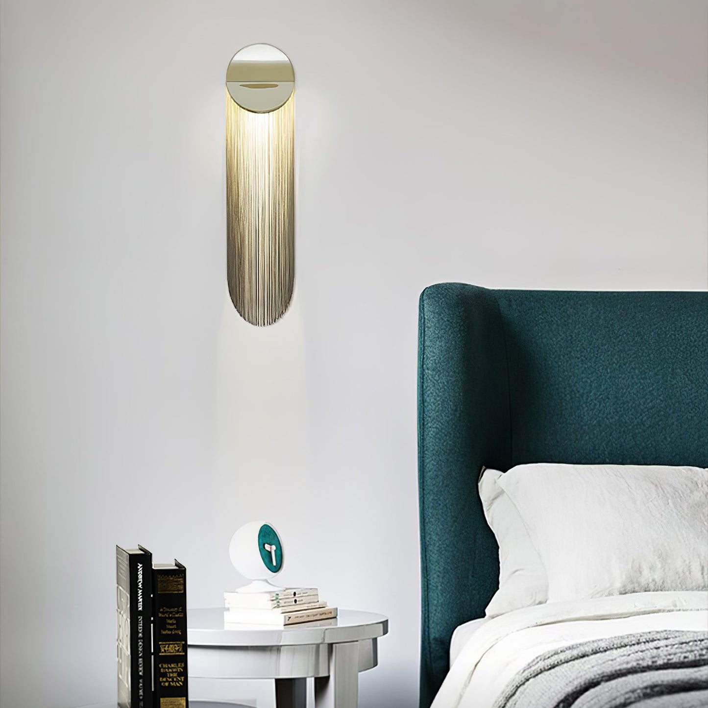 Ce Wall Sconce | Iron, Aluminum, Stainless Steel | Gold, Chrome