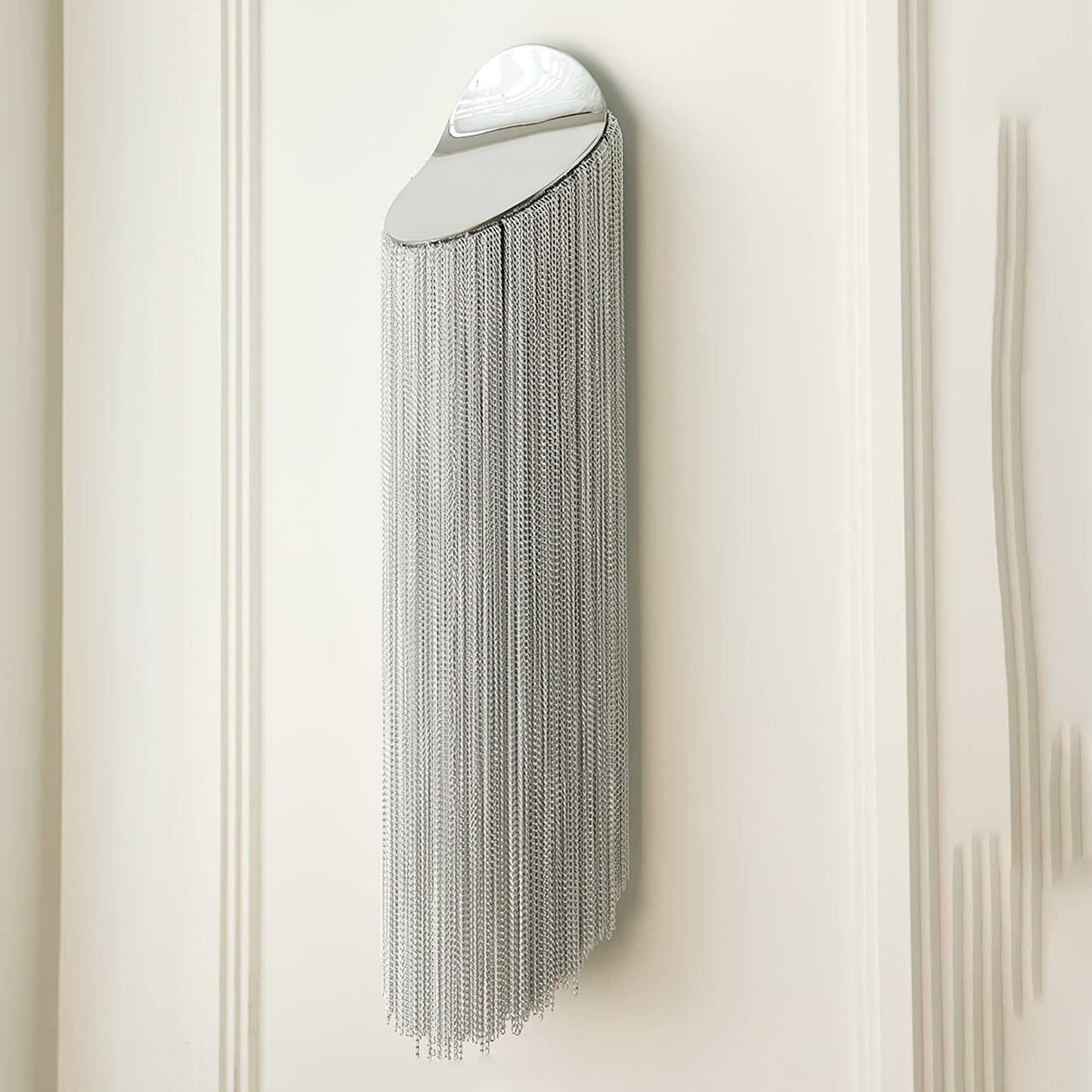 Ce Wall Sconce | Iron, Aluminum, Stainless Steel | Gold, Chrome