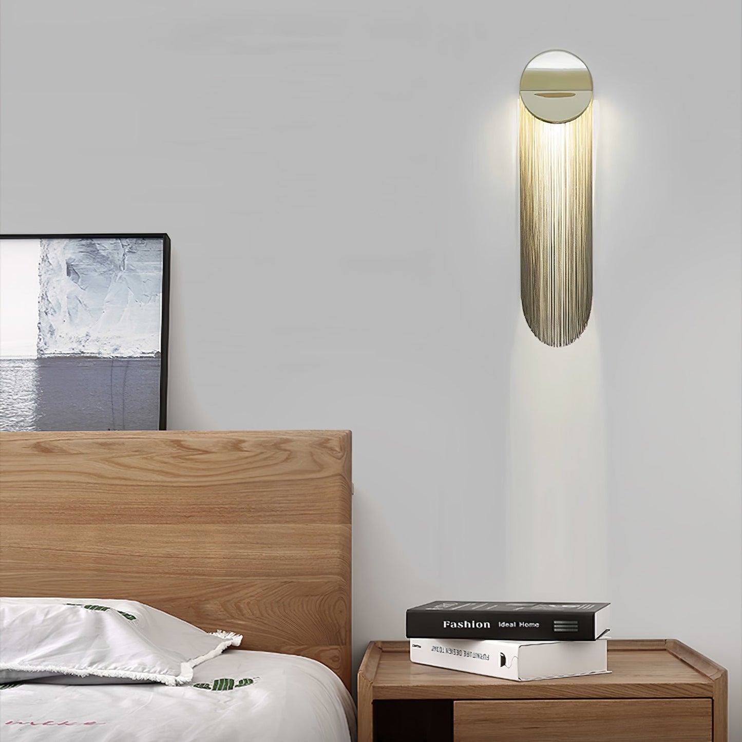 Ce Wall Sconce | Iron, Aluminum, Stainless Steel | Gold, Chrome