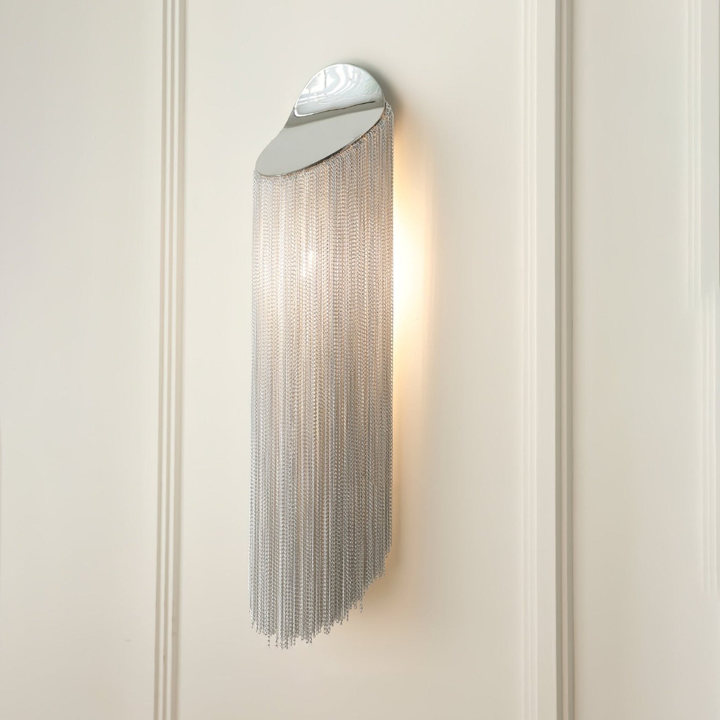 Ce Wall Sconce | Iron, Aluminum, Stainless Steel | Gold, Chrome