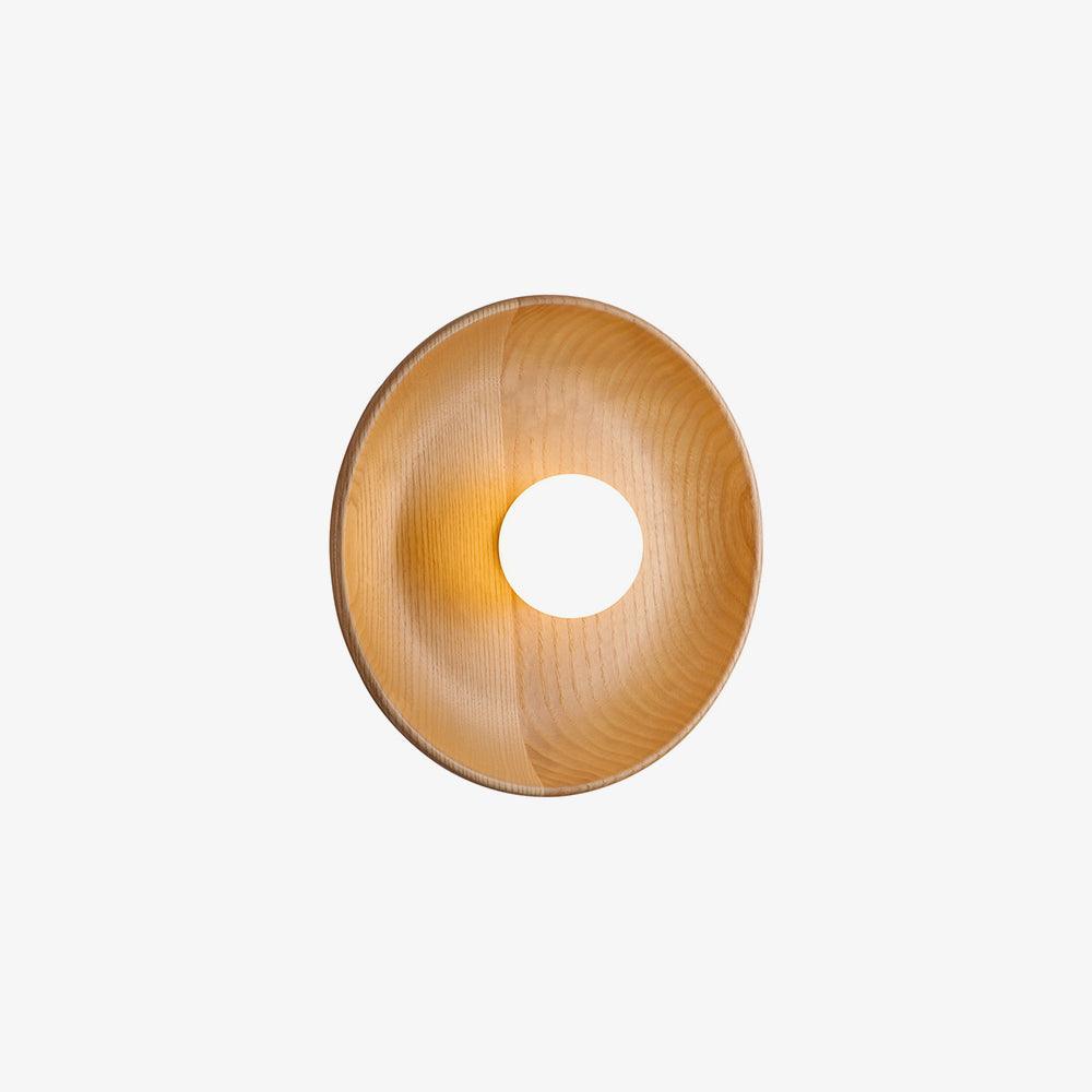 Centric Wall Lamp | Wood & Glass | Walnut