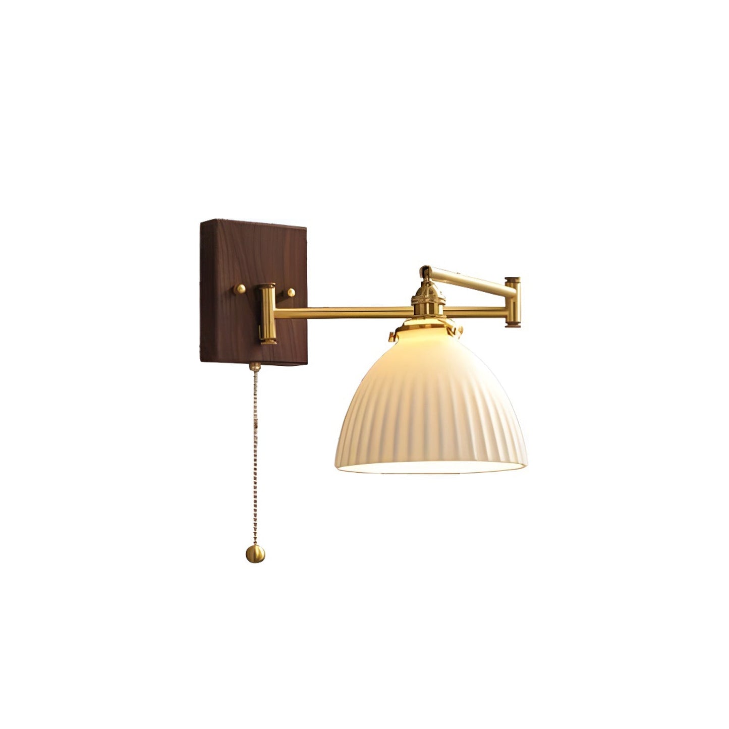 Ceramic Wall Lamp | Geometry Design | White
