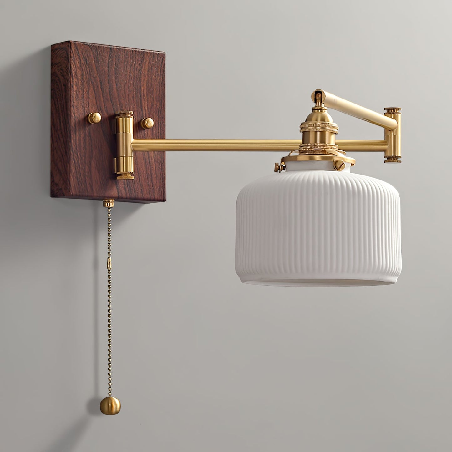 Ceramic Wall Lamp | Geometry Design | White