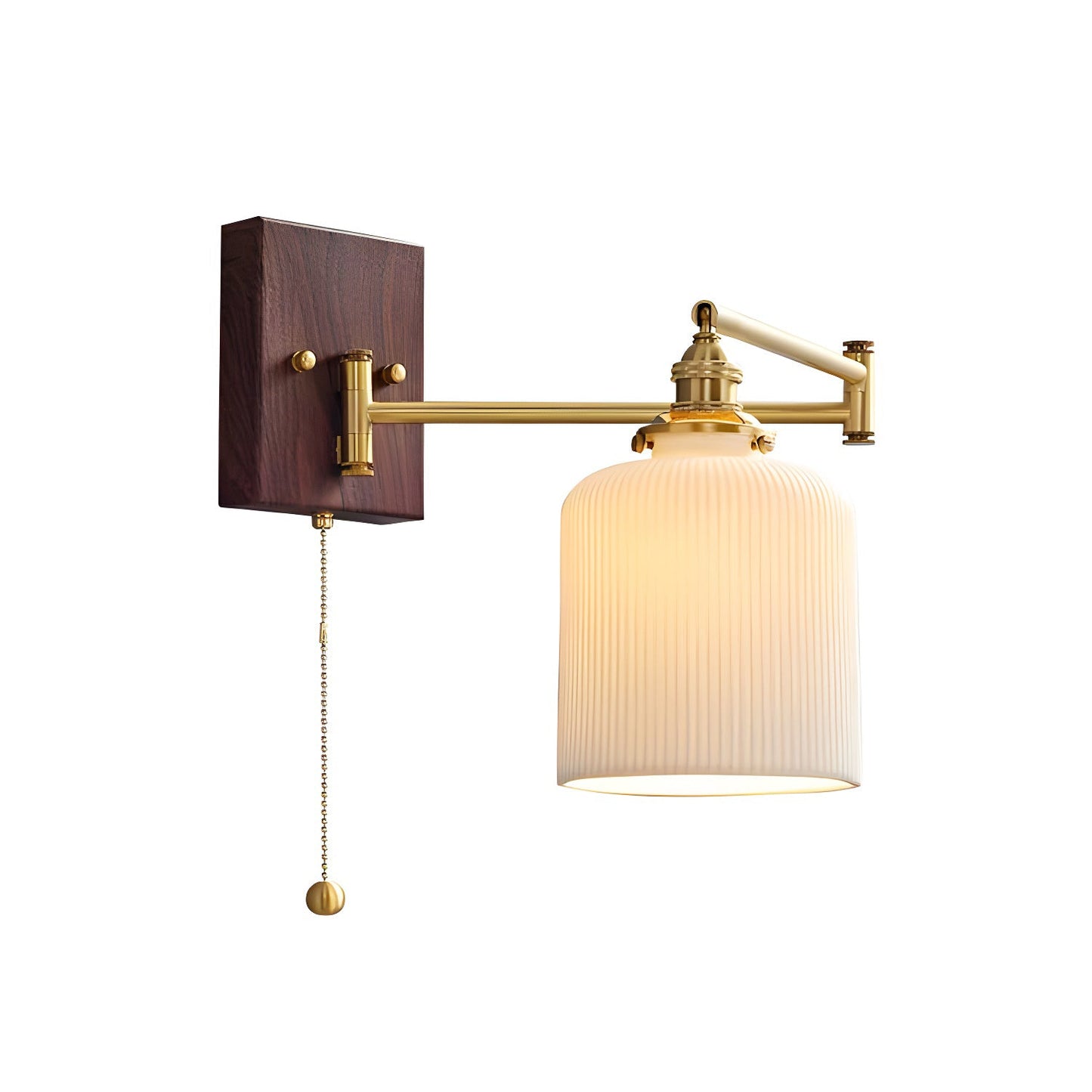 Ceramic Wall Lamp | Geometry Design | White