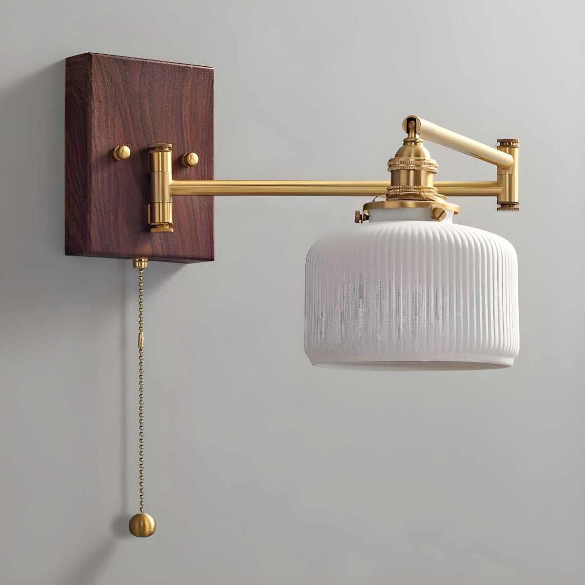 Ceramic Wall Lamp | Geometry Design | White