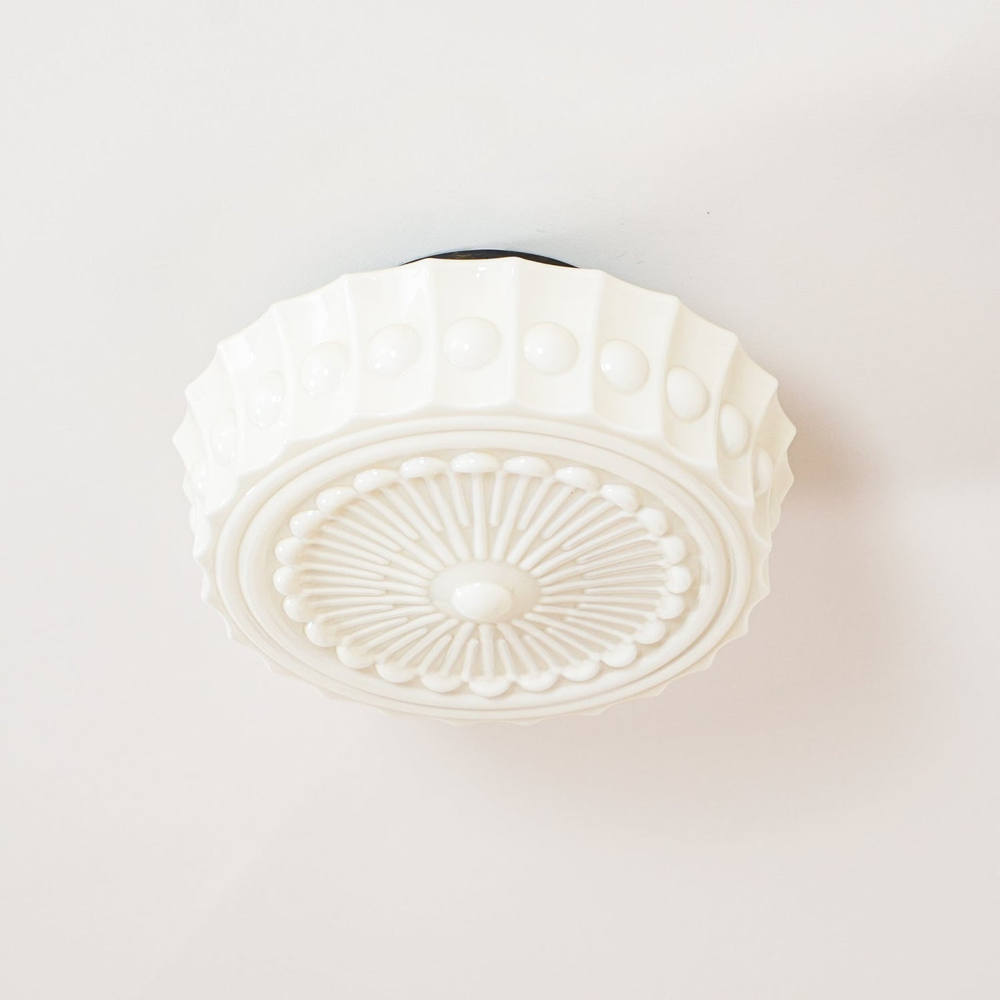 Charles Edwards Ceiling Lamp | Metal & Glass | Black Finish