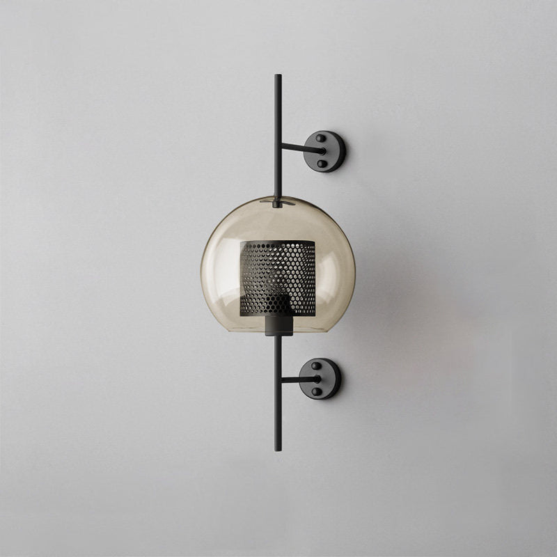 Chiswick Glass Wall Light | Clear Glass & Metal | Set of 2