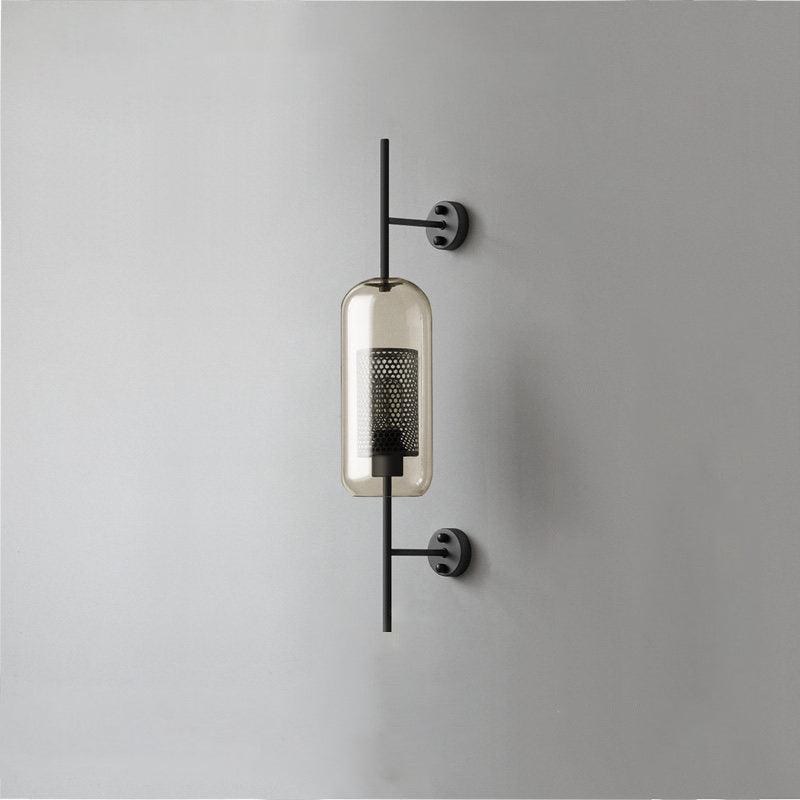 Chiswick Glass Wall Light | Clear Glass & Metal | Set of 2