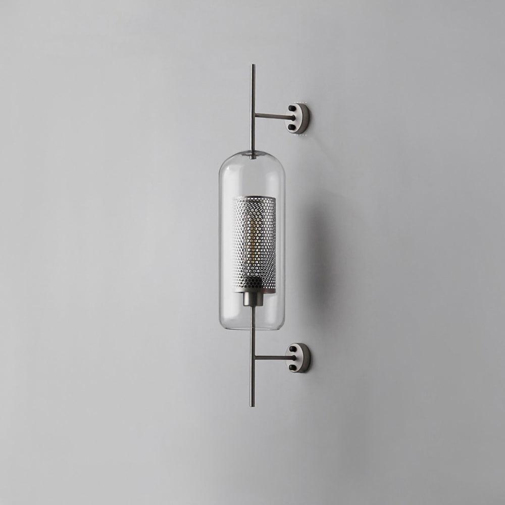 Chiswick Glass Wall Light | Clear Glass & Metal | Set of 2