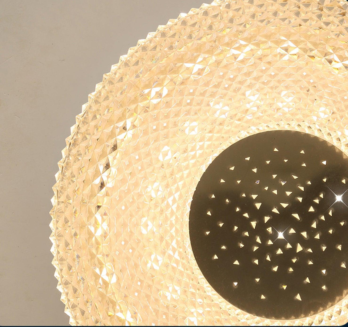 Cimona Flush Light | Iron & Acrylic | Gold or White