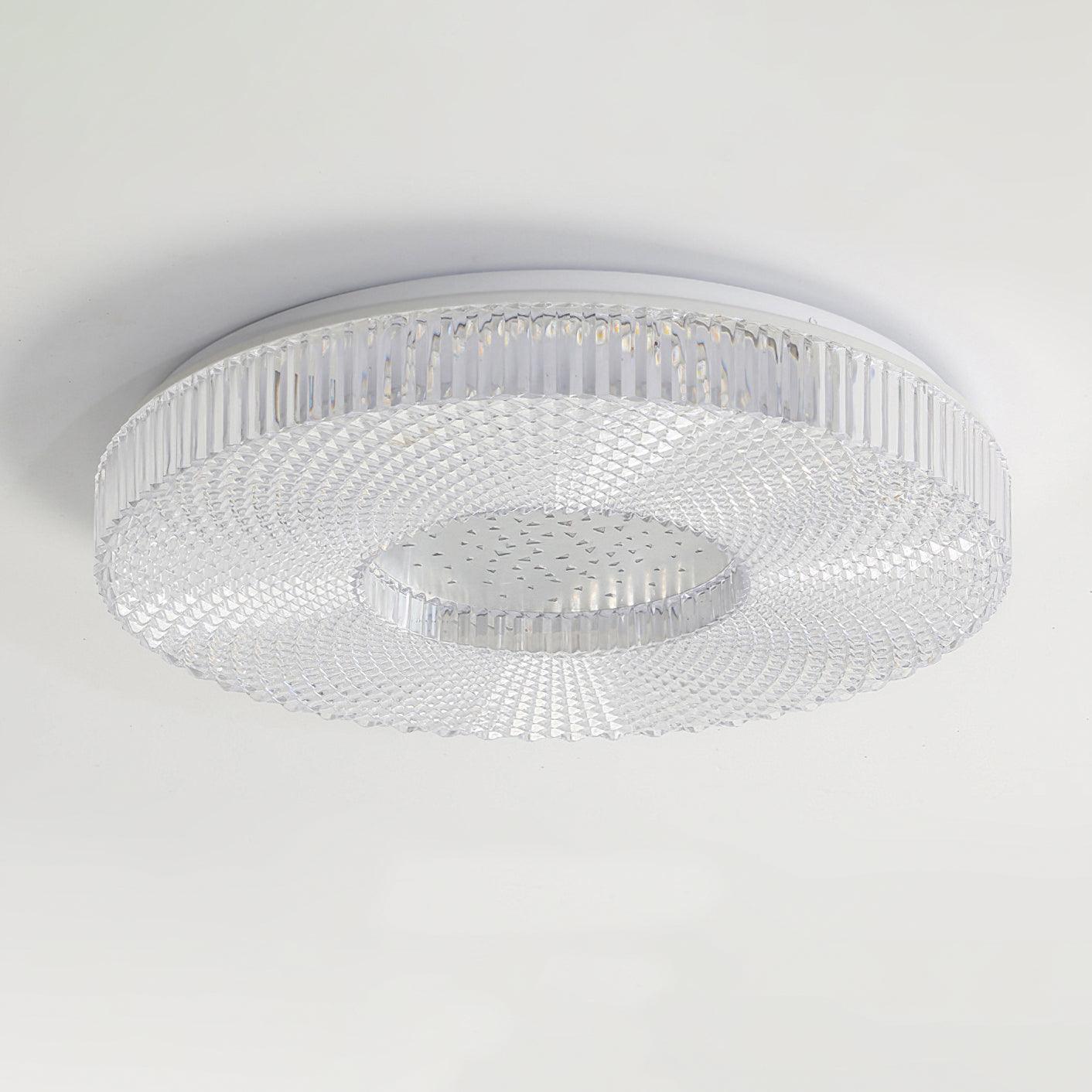 Cimona Flush Light | Iron & Acrylic | Gold or White