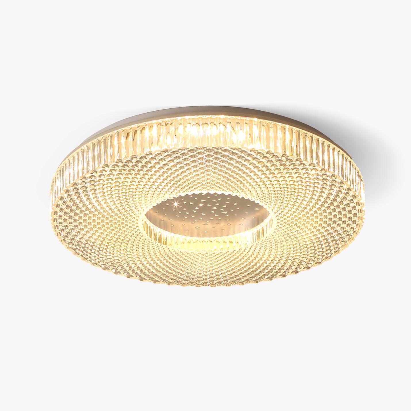 Cimona Flush Light | Iron & Acrylic | Gold or White