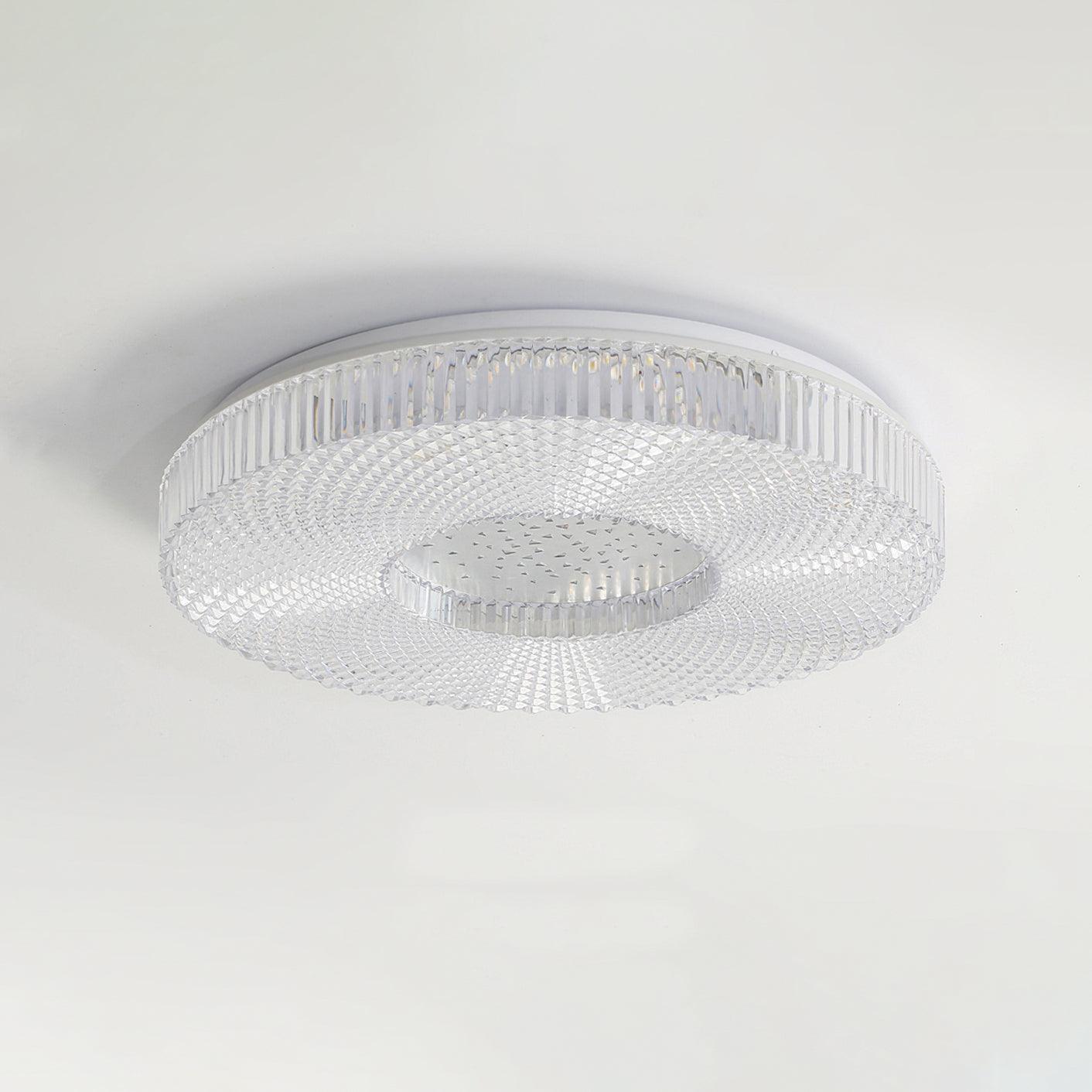 Cimona Flush Light | Iron & Acrylic | Gold or White
