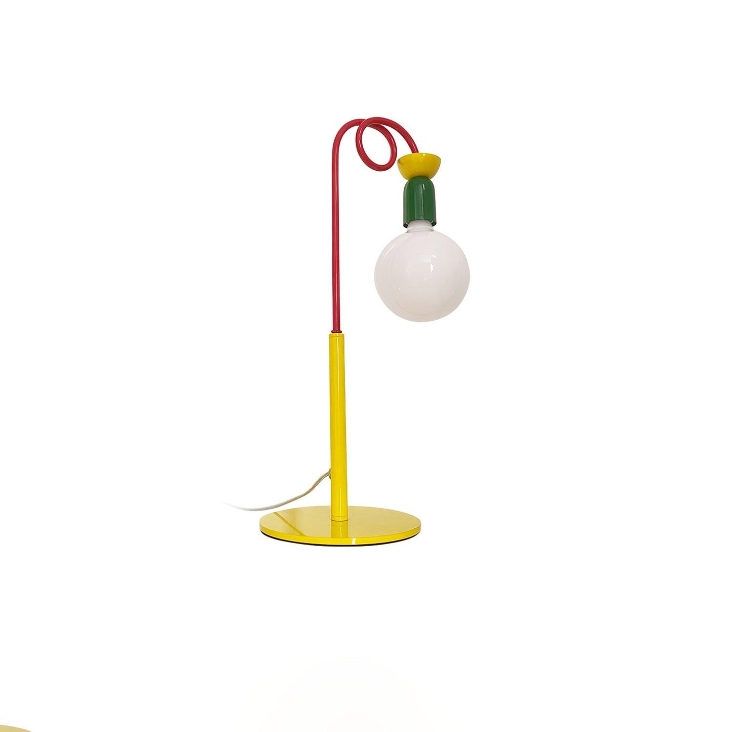 Circulo Play Table Lamp | Geometric Design | Red, Green, Yellow Accents