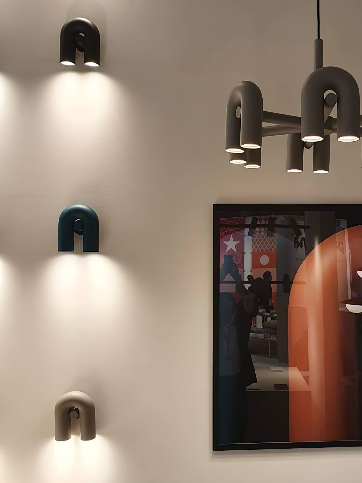 Cirkus Wall Lamp Set | Adjustable U-Shape Design | 2 Lights
