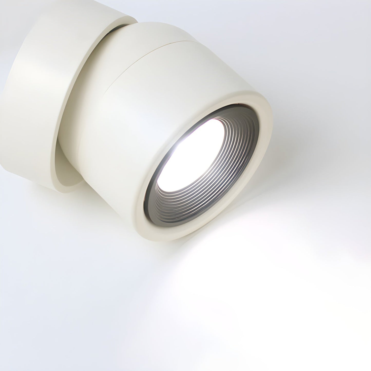 Clara Rotating Surface Downlight | Metal/Aluminum/Acrylic | Black/White