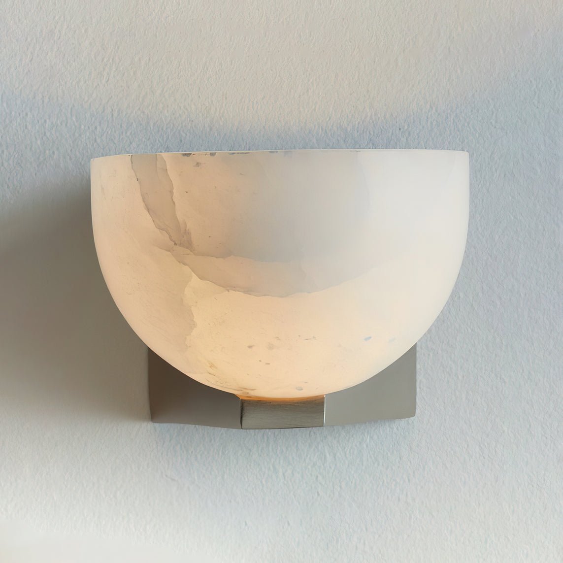 Clara Sconce | Alabaster Shade | Bronze/Black/Nickel Finish