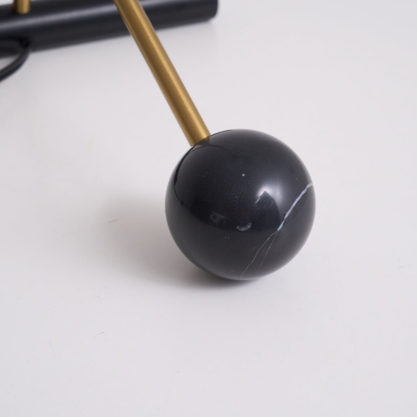 Cleo Table Lamp | Iron & Marble | Gold, Black, White