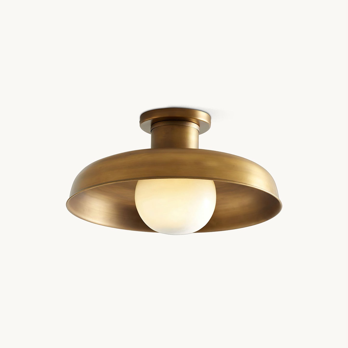 Clifton Ceiling Light | Metal & Glass | Gold & Black