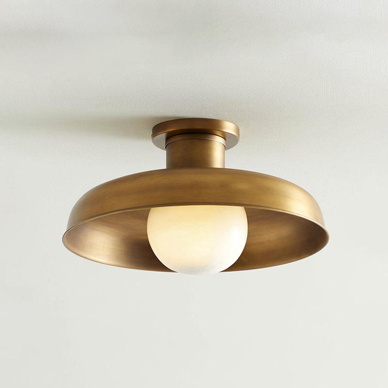 Clifton Ceiling Light | Metal & Glass | Gold & Black
