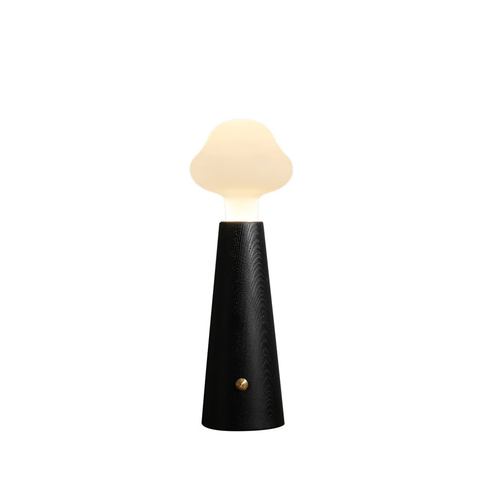 Cloudlet Table Lamp | Wood, Acrylic, Metal | White Shade