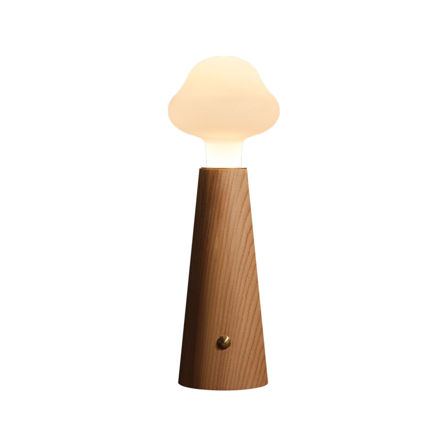 Cloudlet Table Lamp | Wood, Acrylic, Metal | White Shade