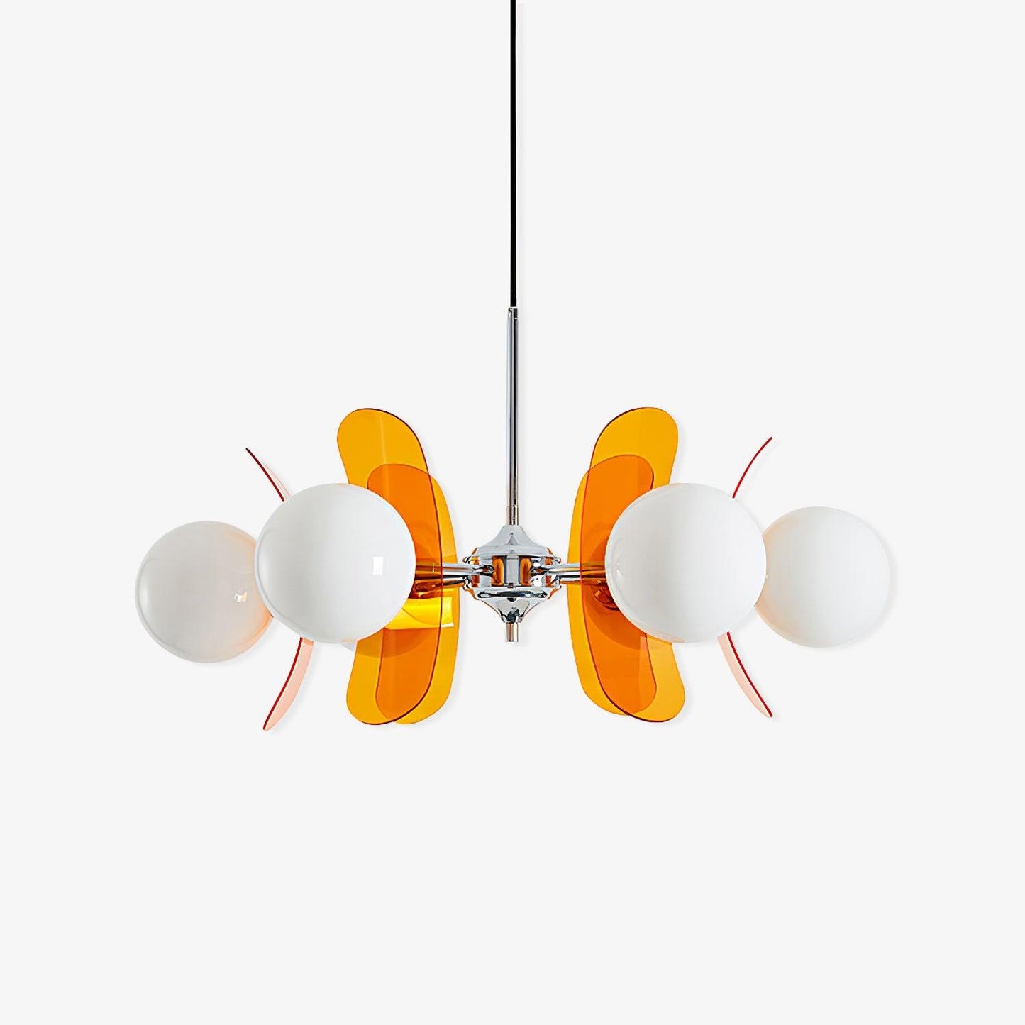 Phosphorescent Chandelier | High-Quality Iron & Glass | 3 to 8 Heads Options