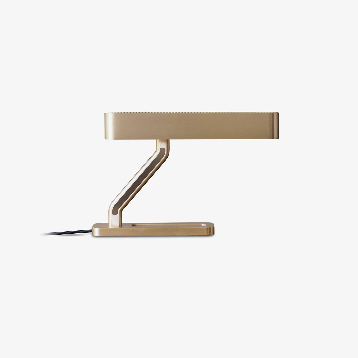 Colt Table Lamp | Brass, Acrylic | White Shade