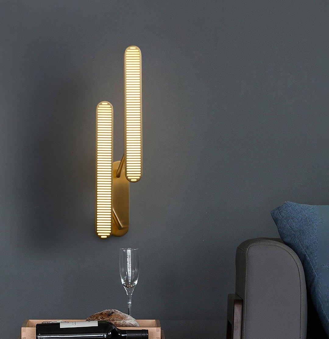 Colt Wall Light | Brass, Acrylic | Polished Brass